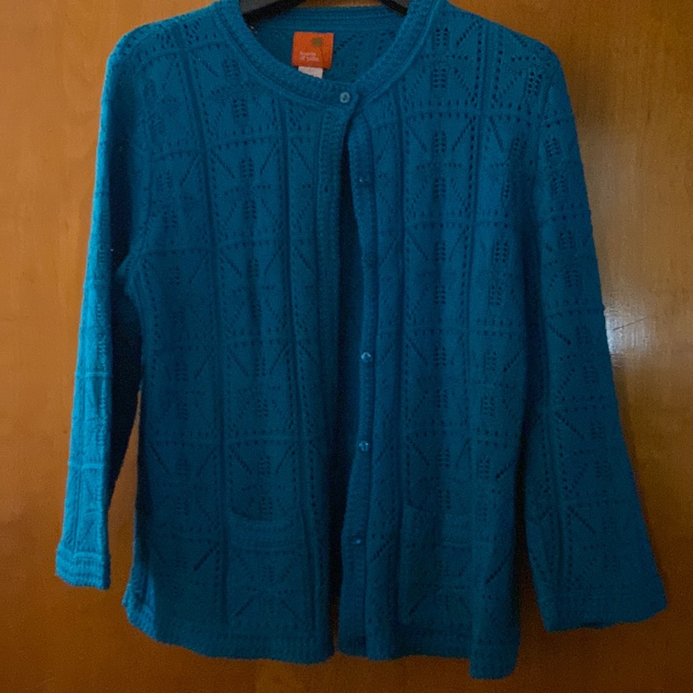 Hearts of palm sweater sz large